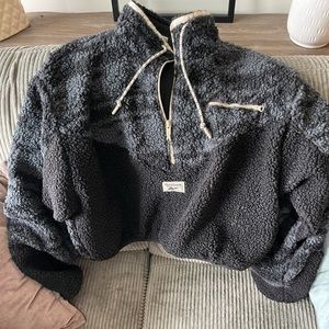 Reebok cropped hoodie